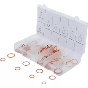   BGS technic 95 réz O-gyűrű készlet, 6-20 mm-es átmérő (BGS 9313)