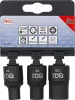 BGS technic 3 részes RIBE dugókulcsfej készlet, M6S, M8S, M12S (BGS 9336)
