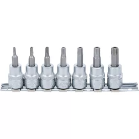   BGS technic 7 részes biztonsági (biztonsági) Torx bitfej készlet, 3/8", T15-T50 (BGS 9341)