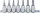 BGS technic 7 részes biztonsági (biztonsági) Torx bitfej készlet, 3/8", T15-T50 (BGS 9341)