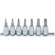 BGS technic 7 részes biztonsági (biztonsági) Torx bitfej készlet, 3/8", T15-T50 (BGS 9341)