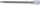 BGS technic 1/2" Spline bitfej, M6 x 200 mm (BGS 9351)