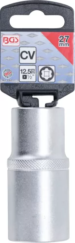 BGS technic 1/2" "Super Lock" hosszított dugókulcs fej, 27 mm (BGS 9362)