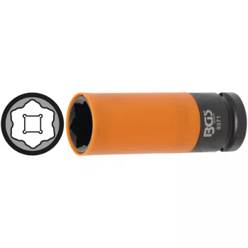   BGS technic 1/2" dugókulcs fej légkulcsokhoz, védő borítású, 21 mm, Hyundai i30, Tucson és Kia modellekhez (BGS 9371)