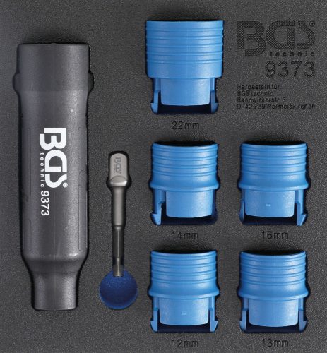 BGS technic 7 részes tőcsavar tisztító kefe készlet, 12 - 22 mm (BGS 9373)