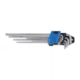  BGS technic 9 részes Torx kulcs készlet, extra hosszú, 1.5 - 10 mm (BGS 9375)