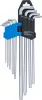 BGS technic 9 részes Torx kulcs készlet, extra hosszú, 1.5 - 10 mm (BGS 9375)