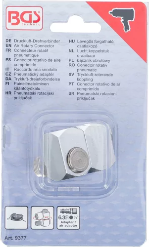 BGS technic Forgó levegős csatlakozó, 1/4" (BGS 9377)