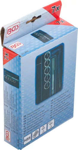 BGS technic 7 részes menetjavító készlet, M20X1.5 (BGS 9434)