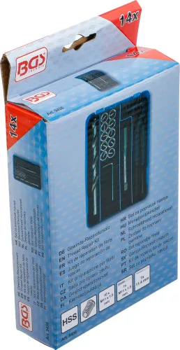 BGS technic 14 részes menetjavító készlet, M11X1.5 (BGS 9436)