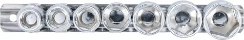 BGS technic 3/8" Csuklós dugókulcs készlet | 3/8" - 3/4" | coll méretek | 7 darabos (BGS 9501)
