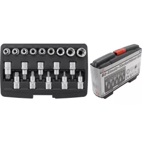   BGS DIY 19 részes 1/2" befogású Torx bitfej és E-Torx dugófej készlet (BGS 95100)