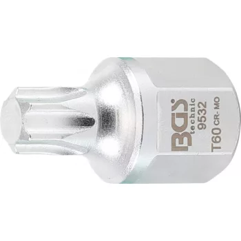   BGS technic 1/2" Bordásszíj behajtófej | külső hatszög 22 mm | T-profil (Torx) T60 (BGS 9532)