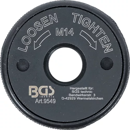 BGS Technic Gyorskioldós rögzítőanya | sarokcsiszolóhoz | M14 (BGS 9549)