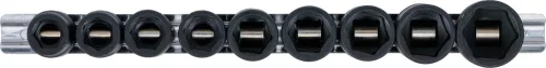 BGS technic 9 részes extra rövid dugókulcs fej készlet légkulcsokhoz, 1/2", 13-24 mm (BGS 9551)