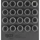 BGS technic Kerékőr leszedő készlet Opel, Vauxhall (B típus) | 20 darabos (BGS 9557)