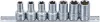 BGS technic 3/8" Dugókulcs készlet, T-profil Plus (Torx Plus)| 10EP - 20EP | 7 darabos (BGS 9587)