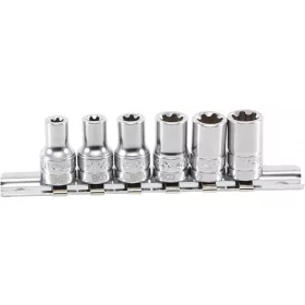   BGS technic 1/4" Dugókulcs készlet, T-profil Plus (Torx Plus) | 6EP - 12EP | 6 darabos (BGS 9588)