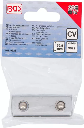 BGS technic 3/4" Négyszög adapter | a BGS 9622-höz (BGS 9623)