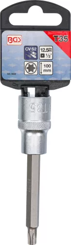 BGS technic 1/2" Bit dugókulcs | Hossz 100 mm | T-profil (Torx) T35 (BGS 9628)