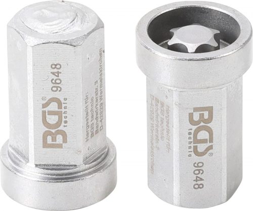 BGS technic Speciális kulcskészlet ATF töltődugókhoz | T-Profil (Torx) T55 | MINI (BGS 9648)