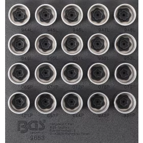   BGS technic Kerékőr leszedő készlet Volvo | 20 darabos (BGS 9653)