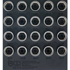   BGS technic Kerékőr leszedő készlet Volvo | 20 darabos (BGS 9653)