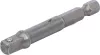 BGS technic Adapter fúrógépekhez | külső hatszögletű hajtás 6,3 mm (1/4") / külső négyszögletű hajtószár 6,3 mm (1/4") (BGS 9685-1)