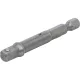 BGS technic Adapter fúrógépekhez | külső hatszögletű hajtás 6,3 mm (1/4") / külső négyszögletű hajtószár 6,3 mm (1/4") (BGS 9685-1)