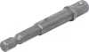 BGS technic Adapter fúrógépekhez | külső hatszögletű hajtás 6,3 mm (1/4") / külső négyszögletű hajtószár 6,3 mm (1/4") (BGS 9685-1)