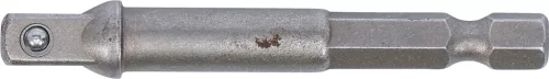 BGS technic Adapter fúrógépekhez | külső hatszögletű hajtás 6,3 mm (1/4") / külső négyszögletű hajtószár 6,3 mm (1/4") (BGS 9685-1)