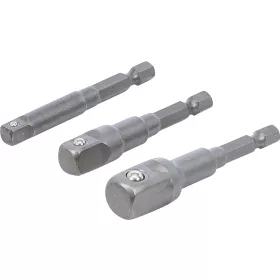   BGS technic Adapterkészlet fúrógépekhez  1/4"-3/8"-1/2", 3 darabos (BGS 9685)
