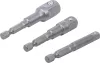 BGS technic Adapterkészlet fúrógépekhez  1/4"-3/8"-1/2", 3 darabos (BGS 9685)
