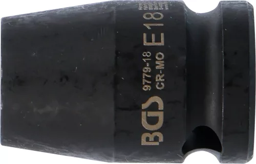 BGS technic 1/2" E-Torx levegős dugókulcs fej | E18 (BGS 9779-18)