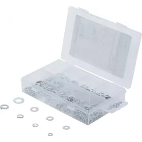   BGS DIY Rugós alátét készlet, Ø 4 - 8 mm, 250 darabos (98073)