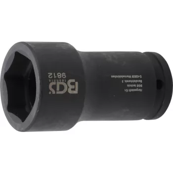   BGS technic 3/4" Levegős dugókulcs, hatszögletű, hosszított | 38 mm (BGS 9812)