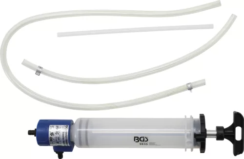 BGS technic Kézi áttöltőpumpa fék- és kenőolajhoz és üzemanyagokhoz | 550 ml (BGS 9835)