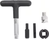BGS technic Olajleeresztő kulcs készlet | Műanyag olajleeresztő csavarokhoz | Külső hatszögletű kulcsnyílású hajtás 6,3 mm (1/4"), külső hatszögletű 10 mm (3/8") | 5 darabos (BGS 9843)