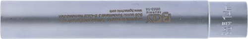 BGS technic Dugókulcs, hatszögletű, extra mély | 10 mm (3/8") | 14 mm (BGS 9863-14)