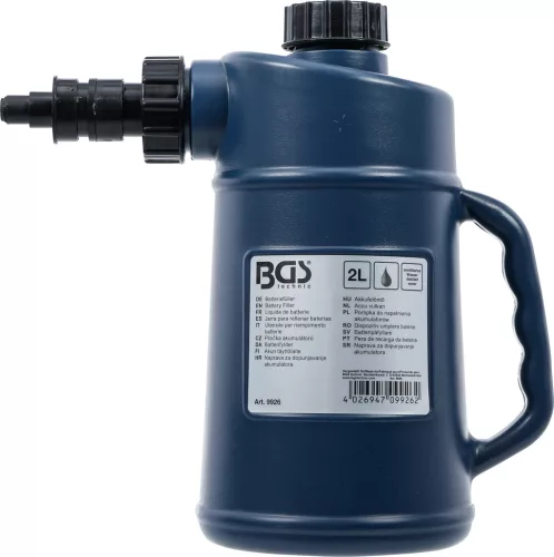BGS technic Akkumulátor felöntő kanna, 2 liter (BGS 9926)