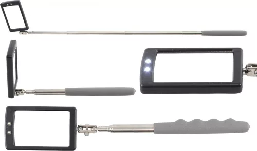 BGS DIY LED-es teleszkópos tükör | 290 - 876 mm (BGS 99302)
