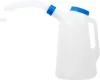 BGS technic Feltöltőkanna rugalmas kiöntőcsővel és fedéllel, 2 l, 0,5 l-es mérőskálával (BGS 9939)