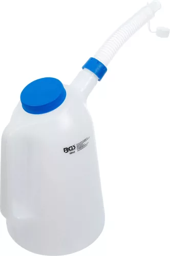 BGS technic Feltöltőkanna rugalmas kiöntőcsővel és fedéllel, 3 l, 0,5 l-es mérőskálával (BGS 9943)