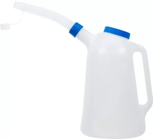 BGS technic Feltöltőkanna rugalmas kiöntőcsővel és fedéllel, 3 l, 0,5 l-es mérőskálával (BGS 9943)