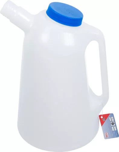 BGS technic Feltöltőkanna rugalmas kiöntőcsővel és fedéllel, 3 l, 0,5 l-es mérőskálával (BGS 9943)