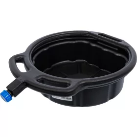   BGS technic Olajleeresztő kád / csepegtetőtálca kiöntővel olajcseréhez, 8 liter (BGS 9981)