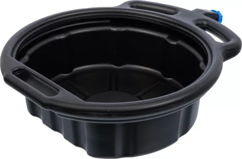 BGS technic Olajleeresztő kád / csepegtetőtálca kiöntővel olajcseréhez, 8 liter (BGS 9981)