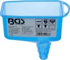 BGS technic Olajbetöltő tölcsér, 850 ml, négyszögletes, 27 mm-es kifolyócsonkkal (BGS 9986)