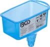 BGS technic Olajbetöltő tölcsér, 850 ml, négyszögletes, 27 mm-es kifolyócsonkkal (BGS 9986)