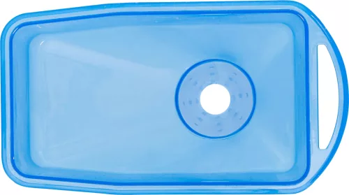 BGS technic Olajbetöltő tölcsér, 850 ml, négyszögletes, 27 mm-es kifolyócsonkkal (BGS 9986)